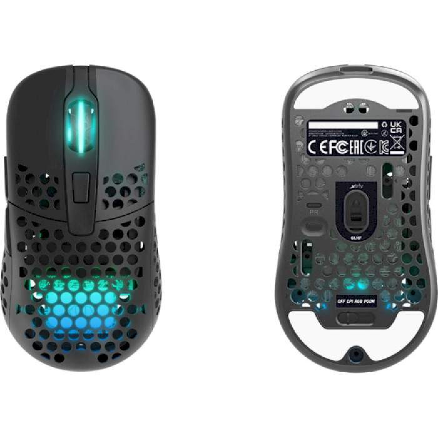 Мышь Cherry Xtrfy M42 WL RGB Black (M42W-RGB-BLACK)