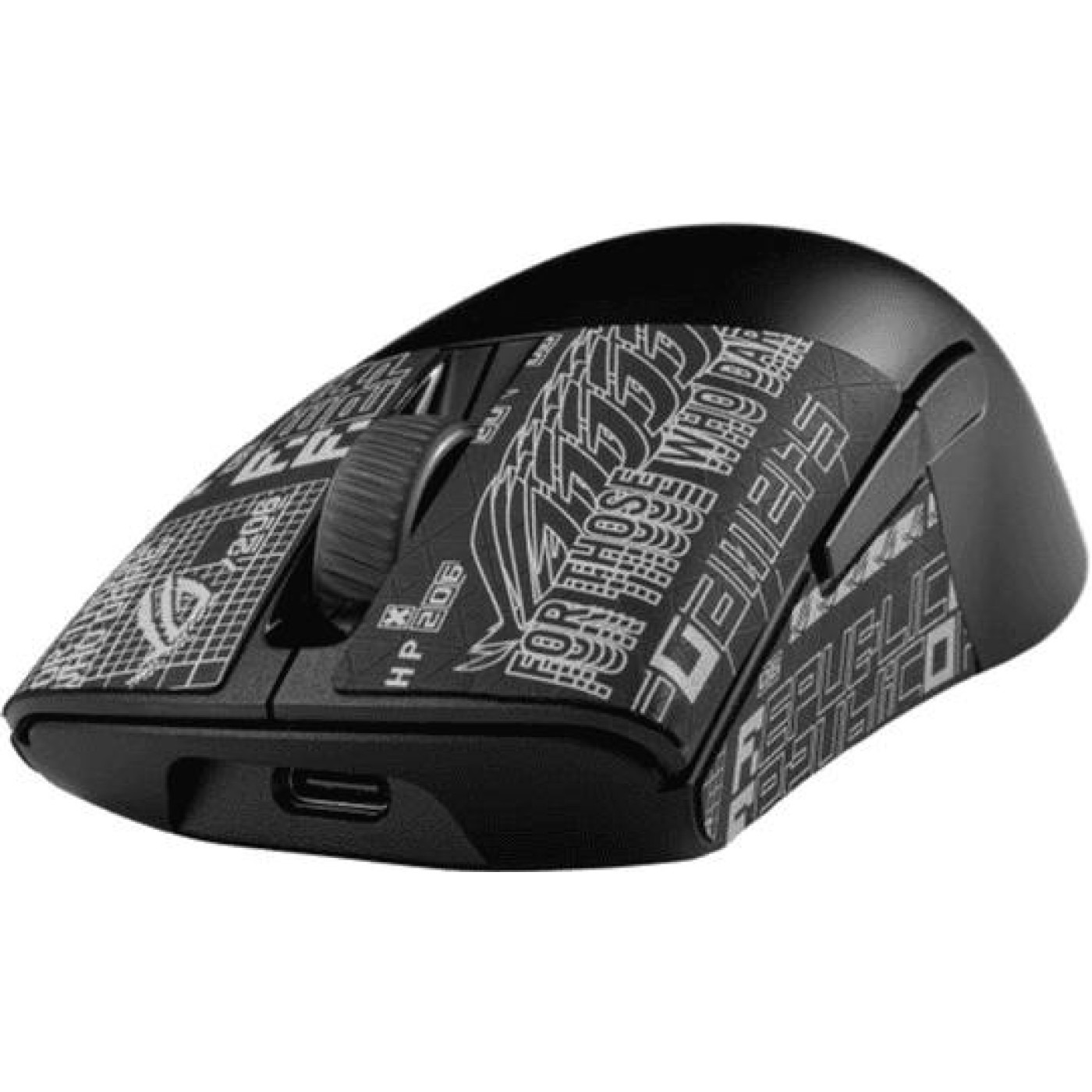 Беспроводная мышь ASUS ROG Keris AimPoint RGB USB/WL/BT Black (90MP02V0-BMUA00)