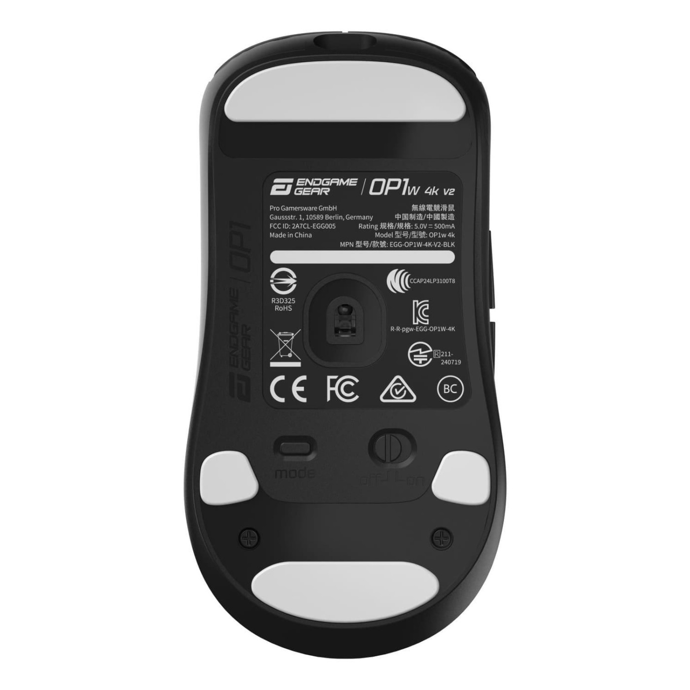Мышь ENDGAME GEAR OP1w 4k v2 Black (PGW-EG-MOU-071)