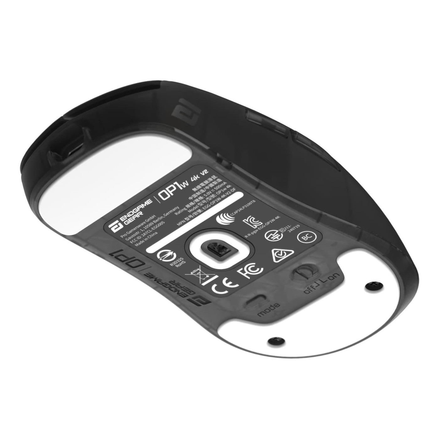 Мышь ENDGAME GEAR OP1w 4k v2 Black (Transparent) (PGW-EG-MOU-073)