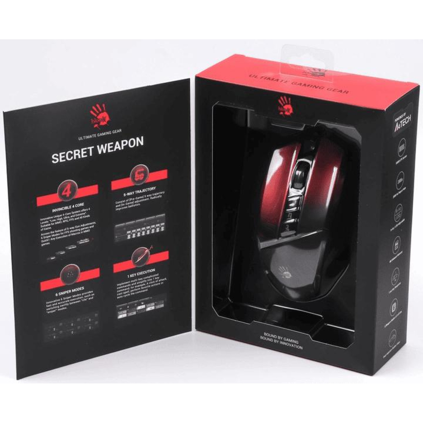 Миша Bloody A4Tech W60 Max USB Gradient Red (W60 Max (Gradient Red))