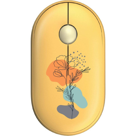 Бездротова миша 2E MF300 FLORA:POPPY Silent WL BT, жовтий (2E-MF300WFLORAYW)
