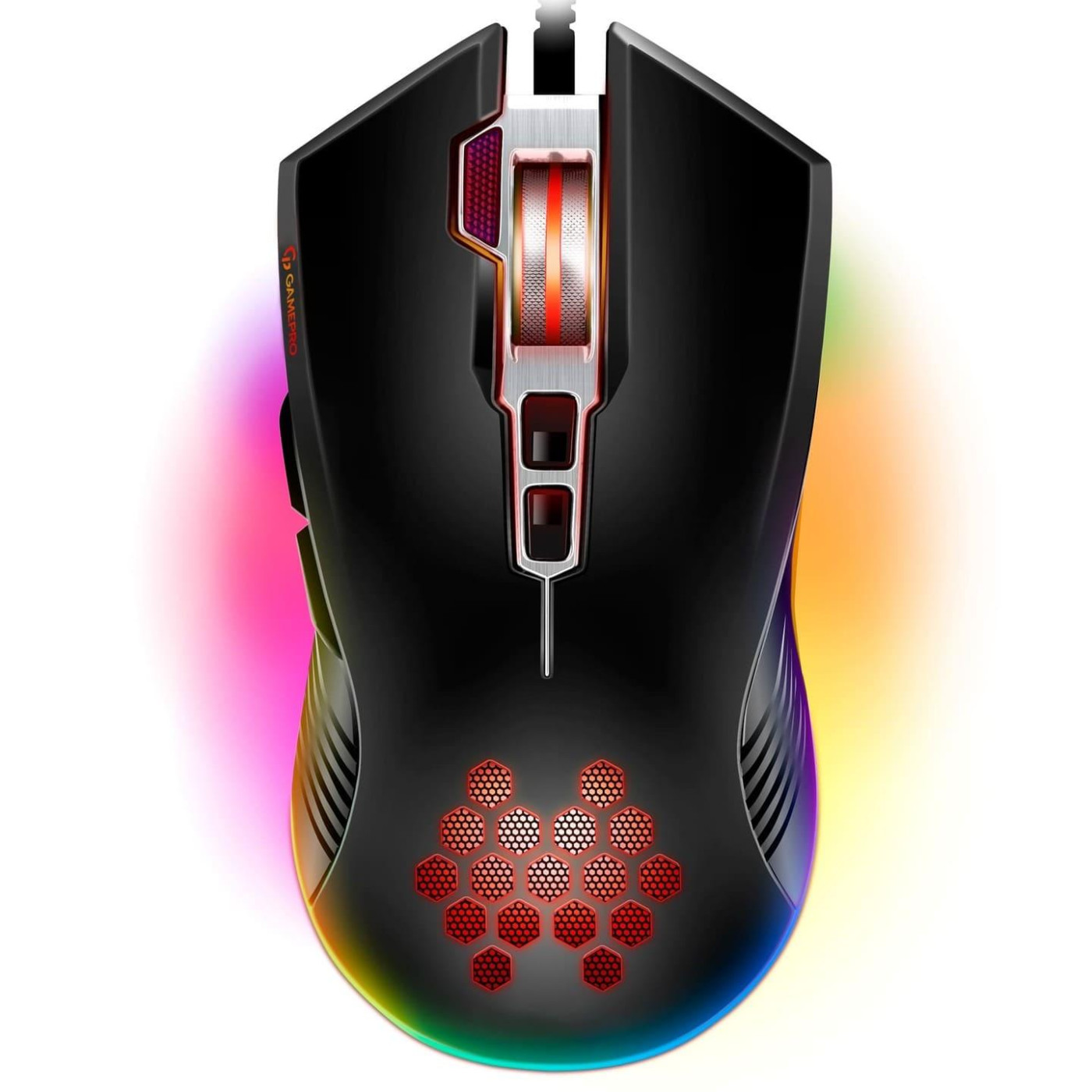 Миша GamePro GM543 Phoenix RGB USB Black (GM543)