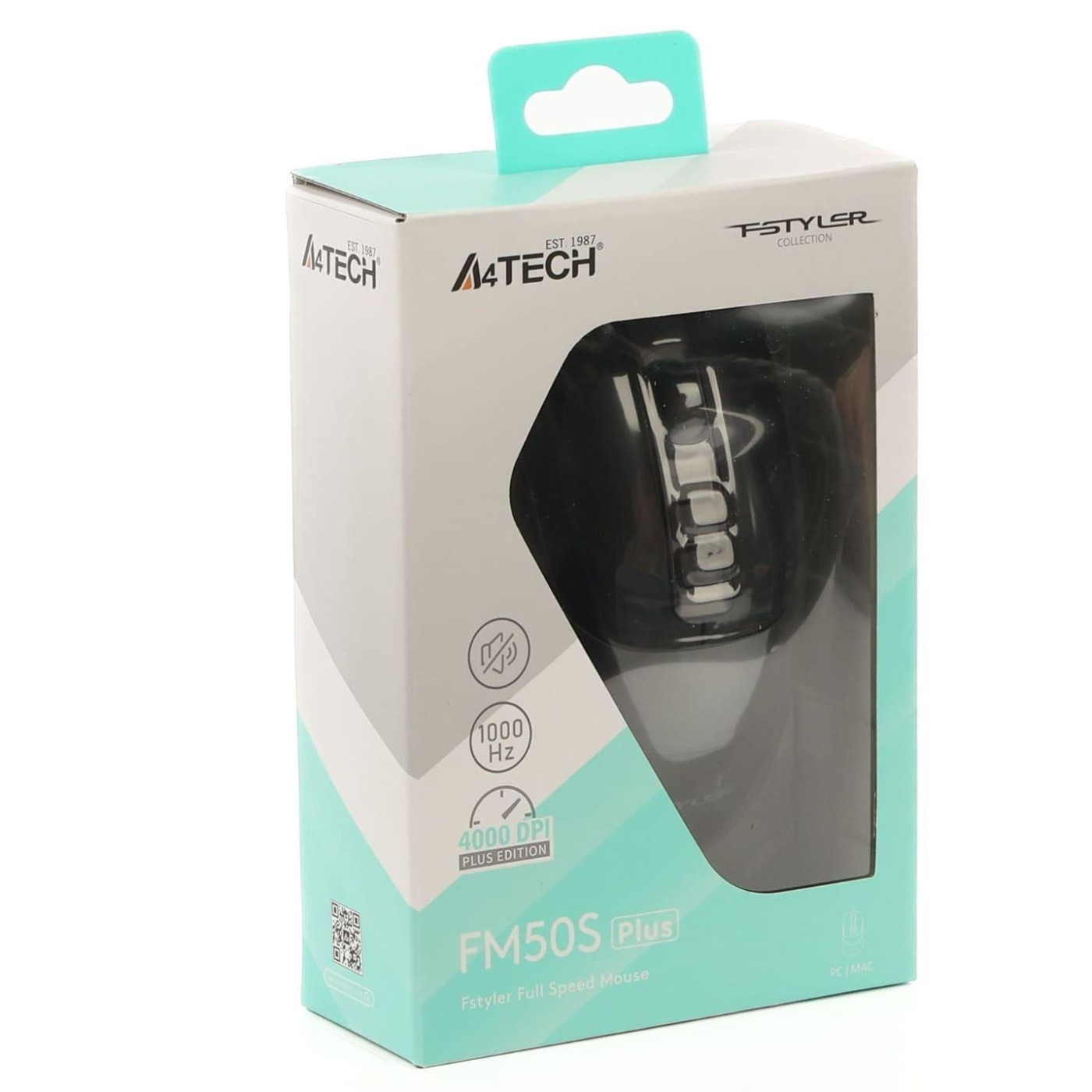 Миша A4Tech Fstyler FM50S Plus (Black) Silent USB (FM50S Plus (Black))