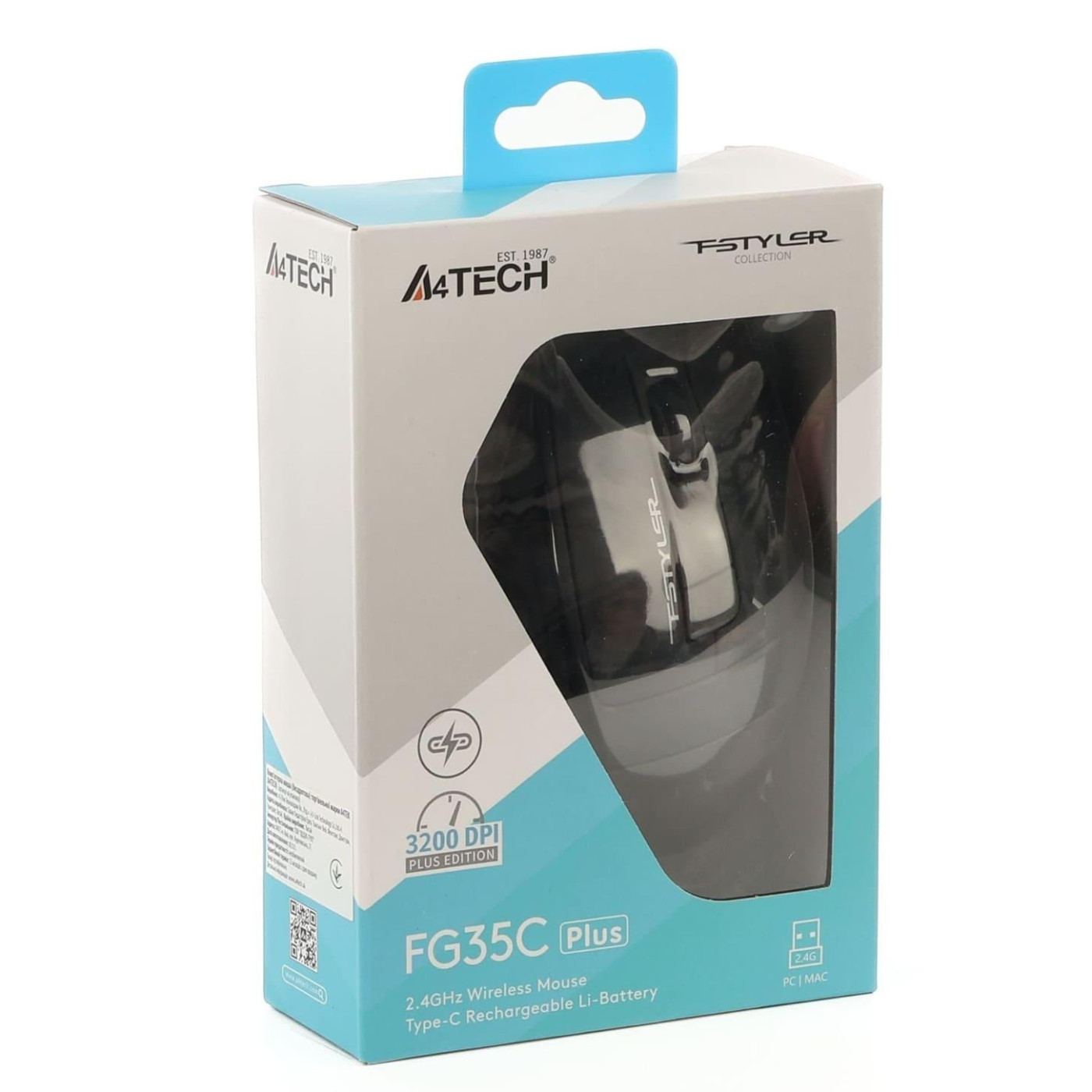 Миша A4Tech Fstyler FG35C Plus (Grey) USB (FG35C Plus (Grey))
