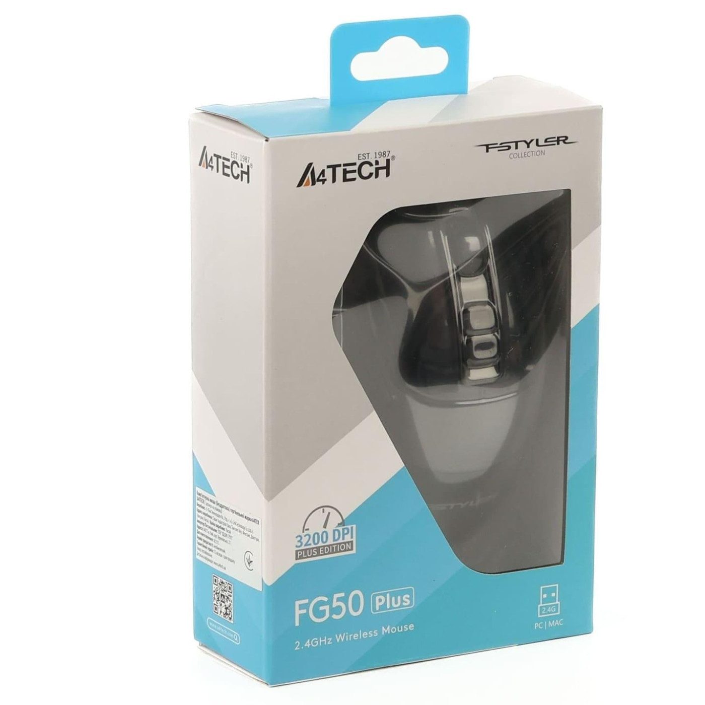 Миша A4Tech Fstyler FG50 Plus (Black) USB (FG50 Plus (Black))