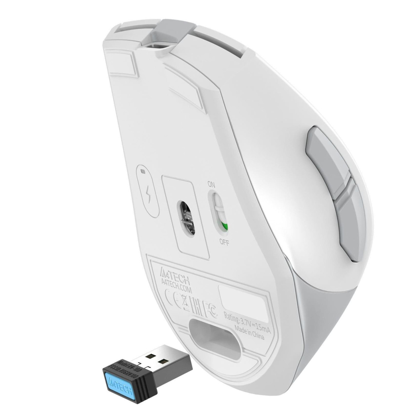 Миша A4Tech Fstyler FG35CS Plus (White) Silent (FG35CS Plus (White))