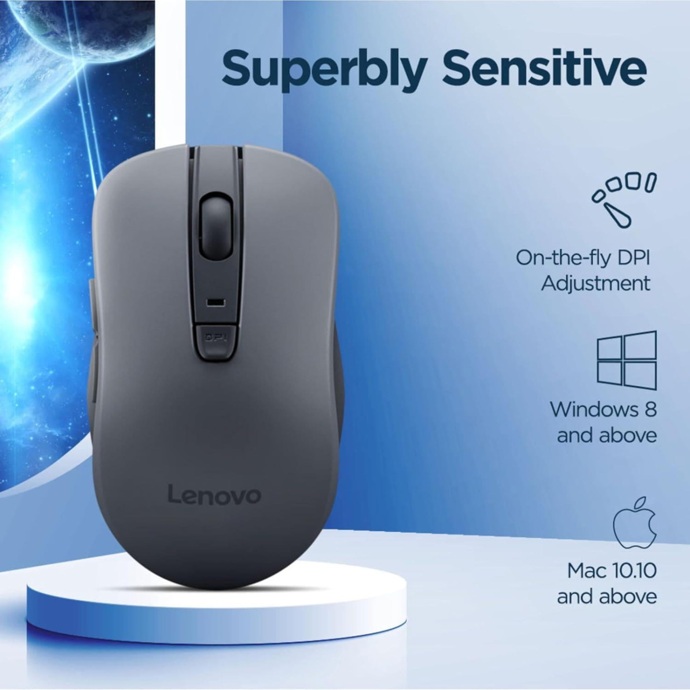 Мышь Lenovo WL310 Bluetooth Silent Mouse (GY51Q65621)