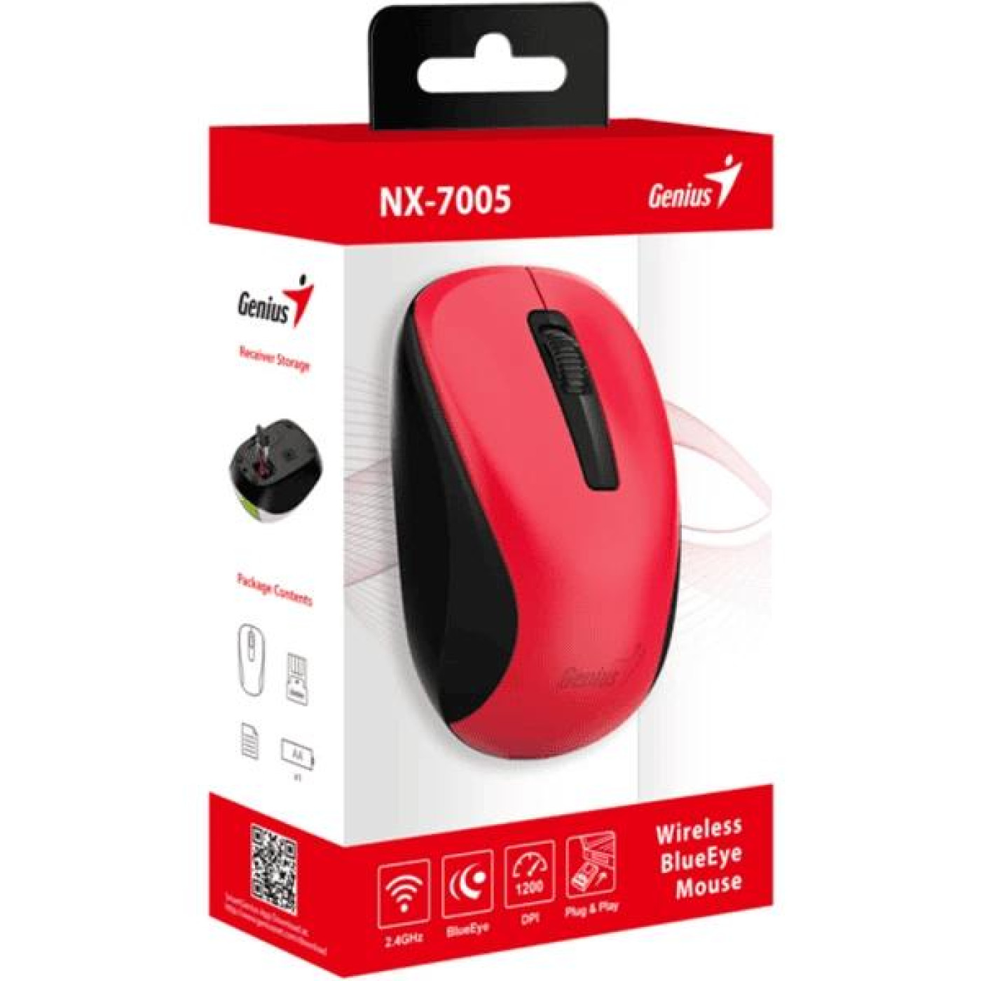 Мышь Genius Red G5 Hanger NX-7005 (31030017403)