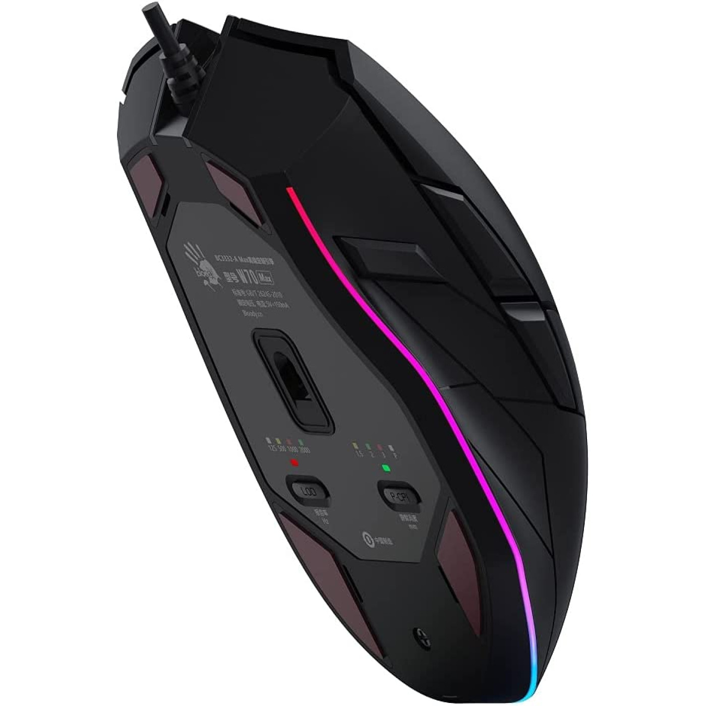 Миша Bloody A4Tech W70 Max USB Stone Black (W70 Max (Stone black))