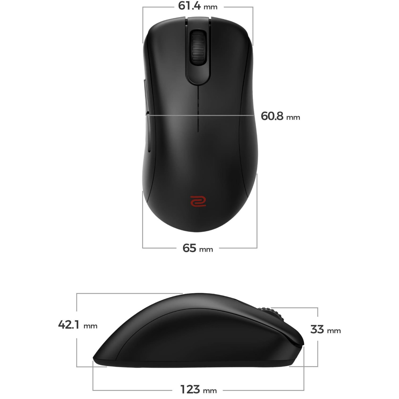 Миша Zowie EC2-DW Black (9H.N4VBE.A2E)