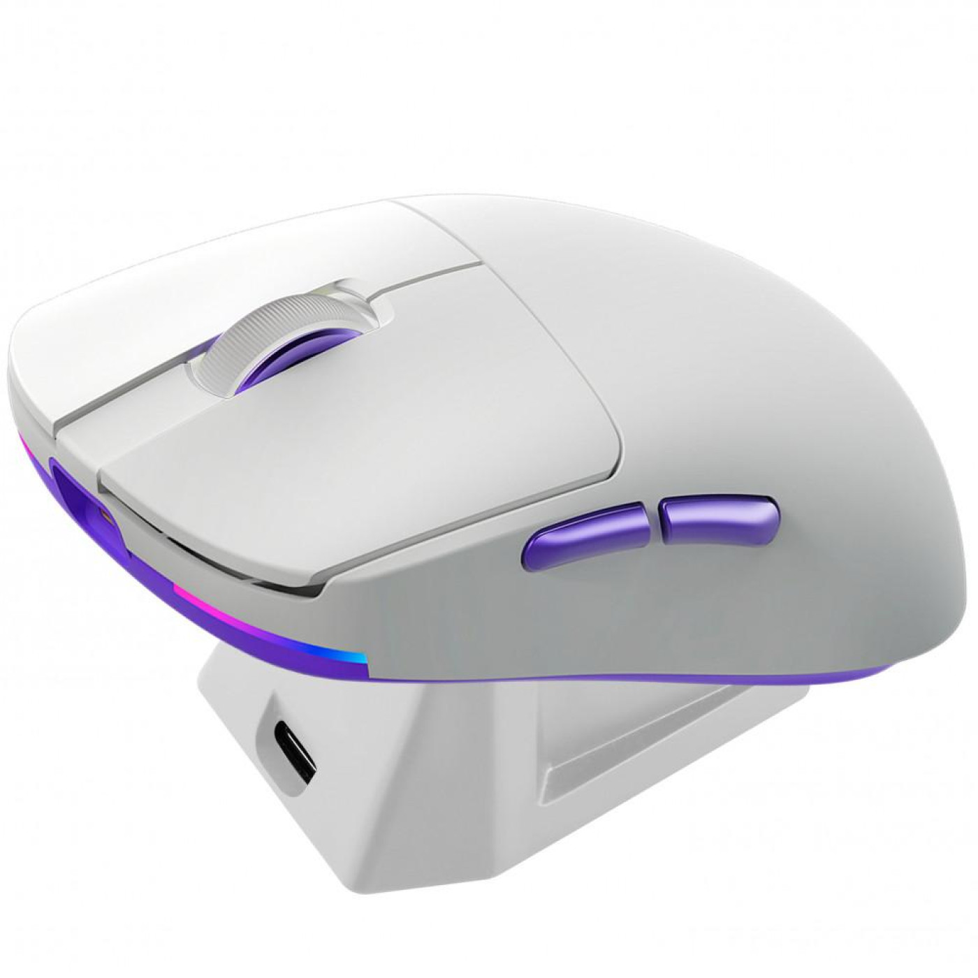 Миша Proove Gaming Superfight Wireless with Charging Dock White/Purple (WMSW00122002)