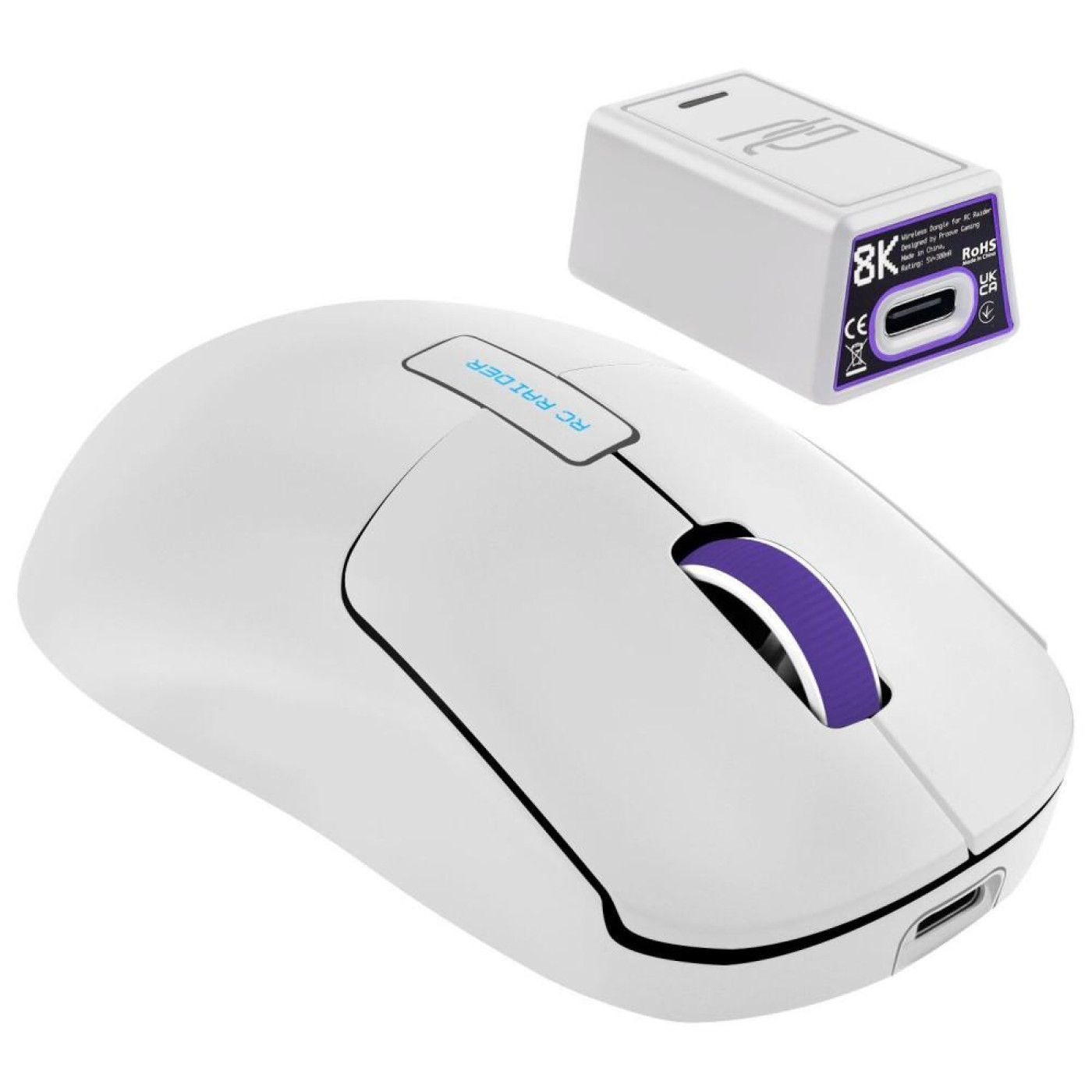 Мышь Proove Gaming RC Raider 8K White Purple (WMRR00122017)