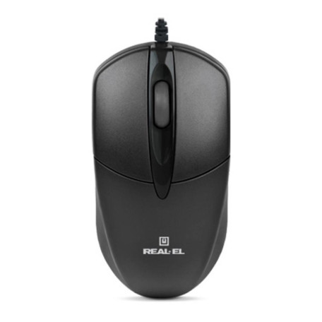 Миша Real-EL RM-211, USB, black (RM-211, USB, black)
