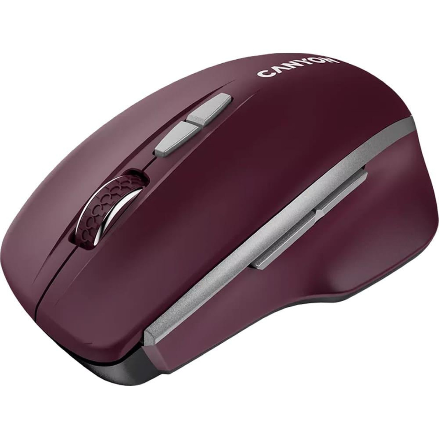 Мышь Canyon MW-21 Blue LED Wireless Burgundy Red (CNS-CMSW21BR)