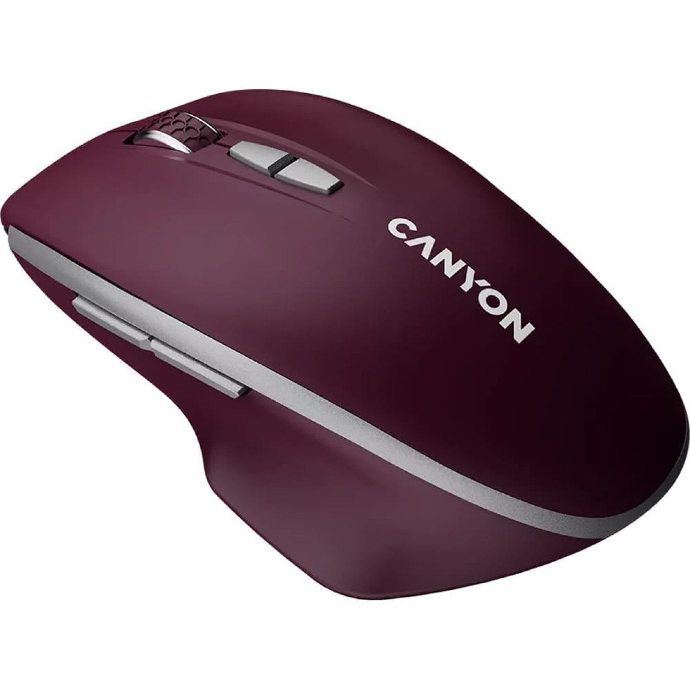 Мышь Canyon MW-21 Blue LED Wireless Burgundy Red (CNS-CMSW21BR)