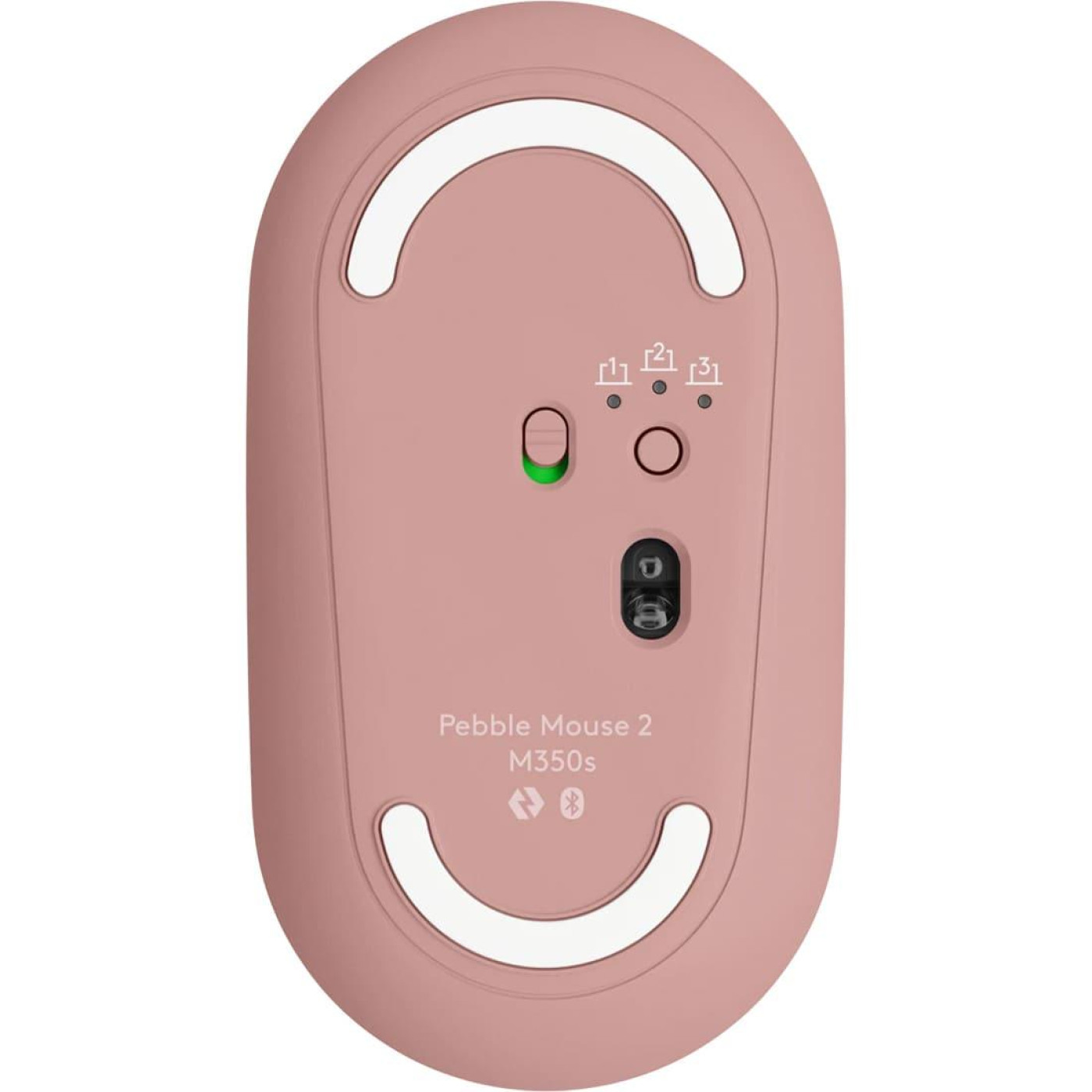 Беспроводная мышь Logitech Pebble Mouse 2 M350s Rose Bluetooth (910-007014)