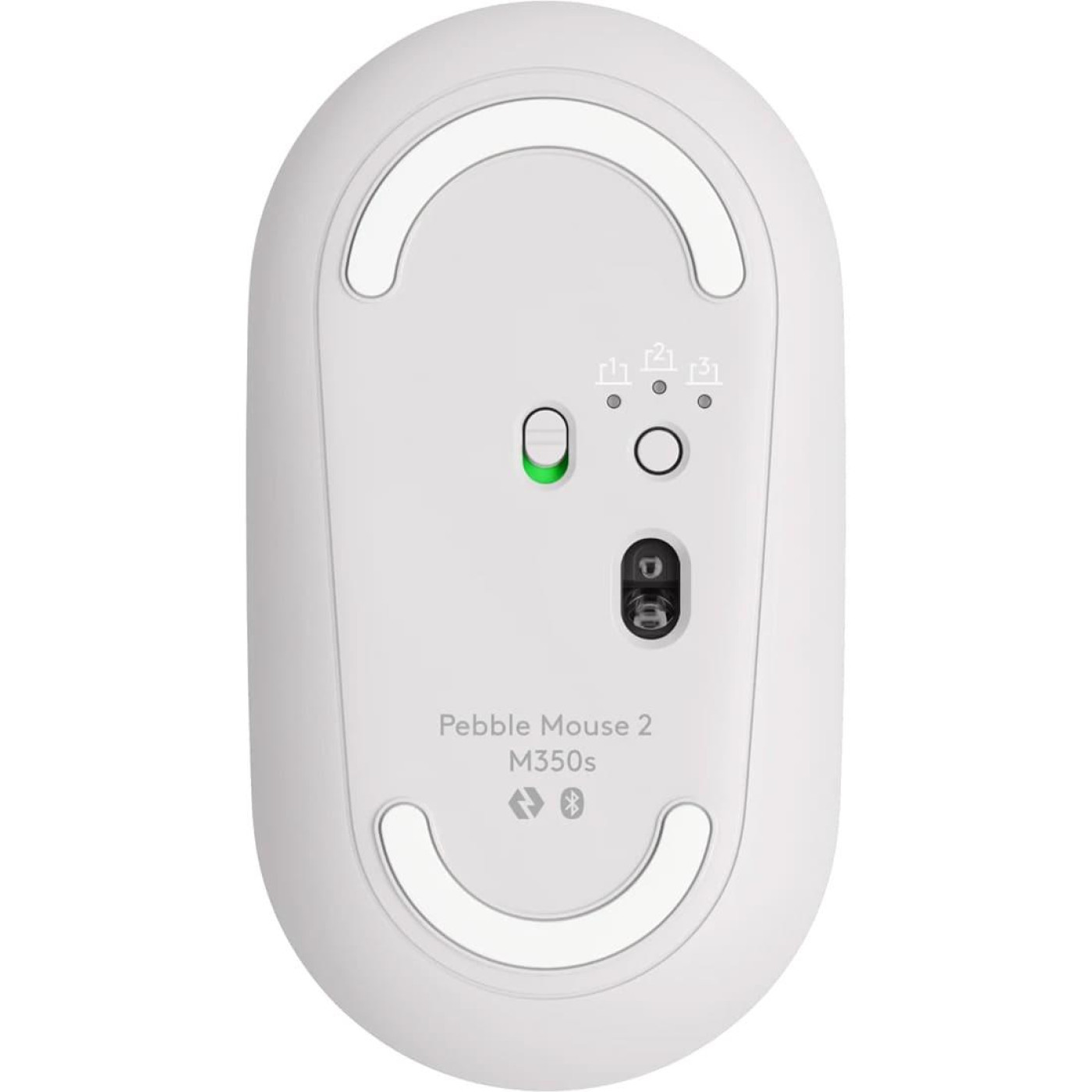 Беспроводная мышь Logitech Pebble Mouse 2 M350s White Bluetooth (910-007013)