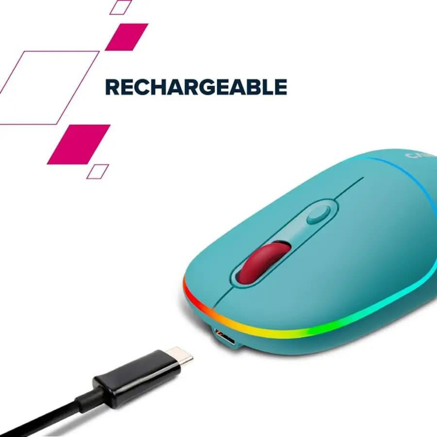 Мышь Canyon MW-22 2 in 1 Wireless Pearl Rose (CNS-CMSW22PR)