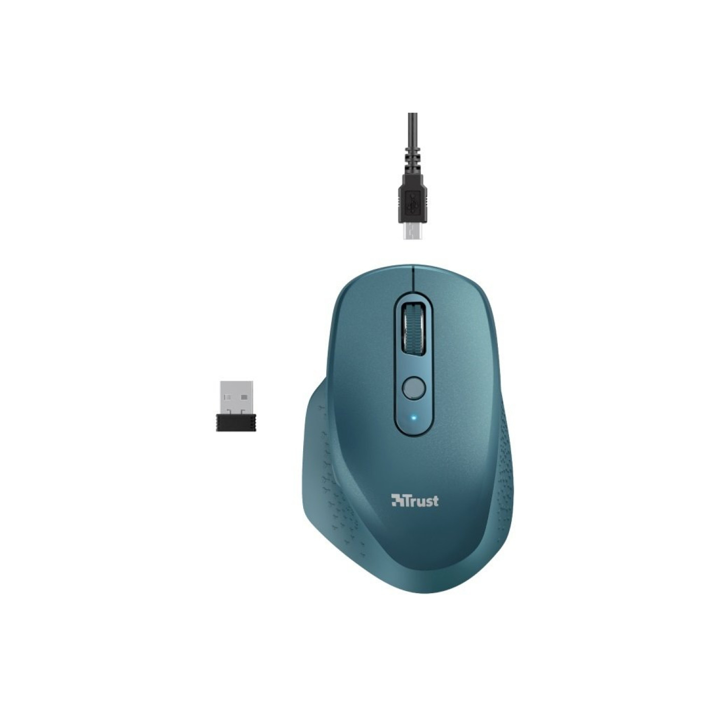 Беспроводная мышь Trust Ozaa Rechargeable Wireless Blue (24034)