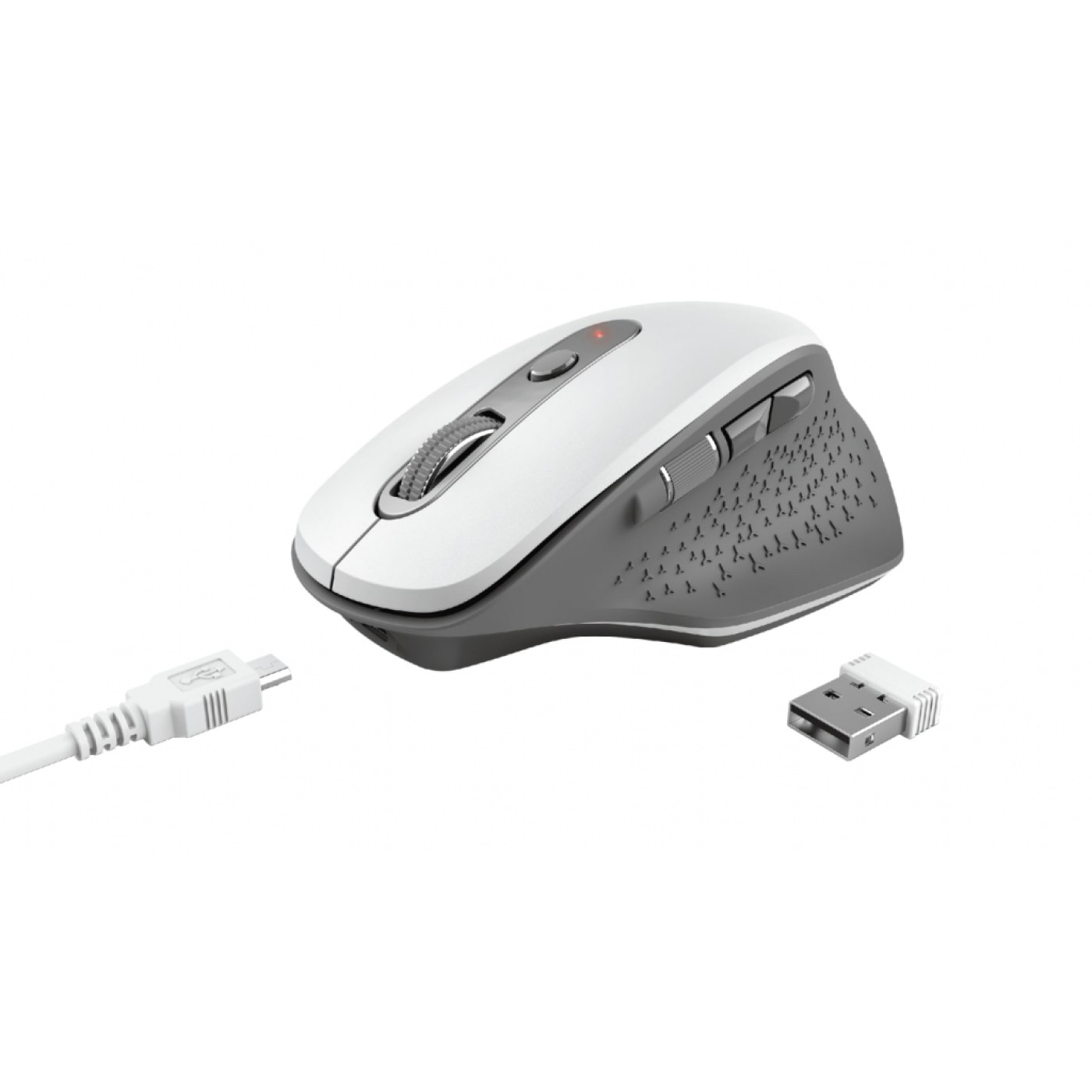 Беспроводная мышь Trust Ozaa Rechargeable Wireless White (24035)