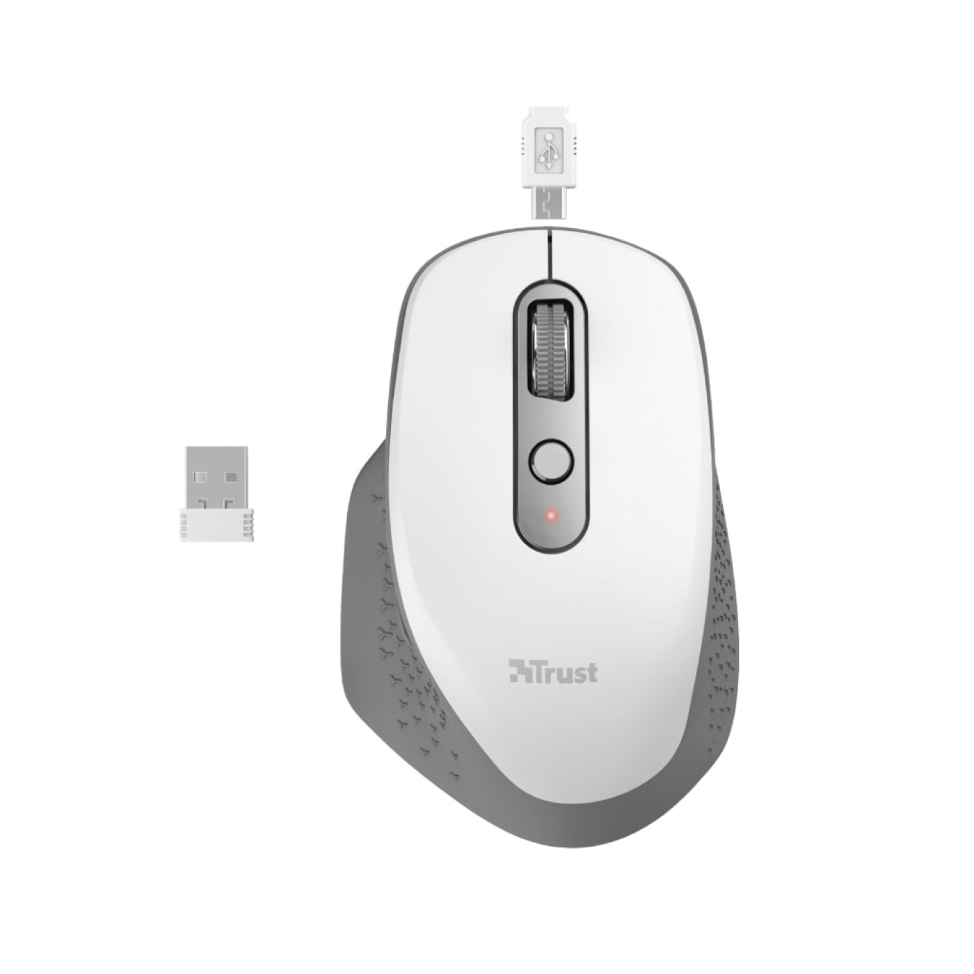 Беспроводная мышь Trust Ozaa Rechargeable Wireless White (24035)