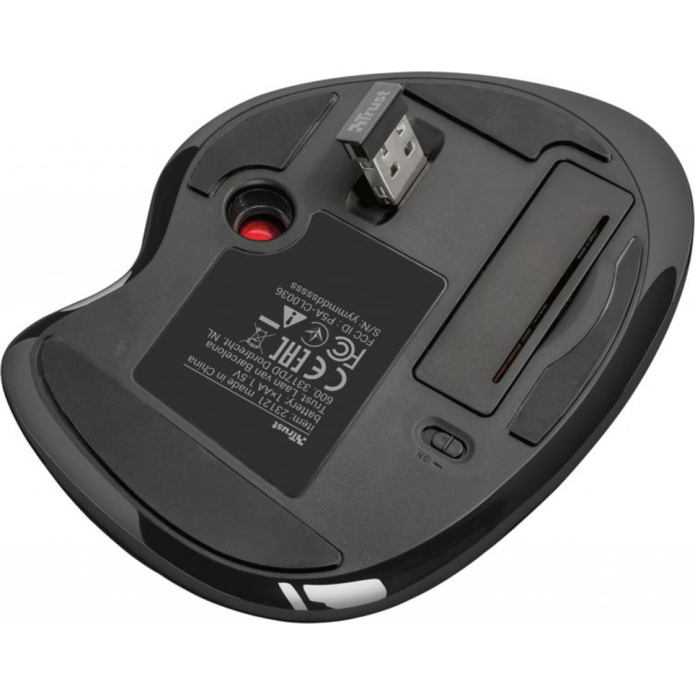 Мышь Trust Sferia Wireless Trackball Black 23121