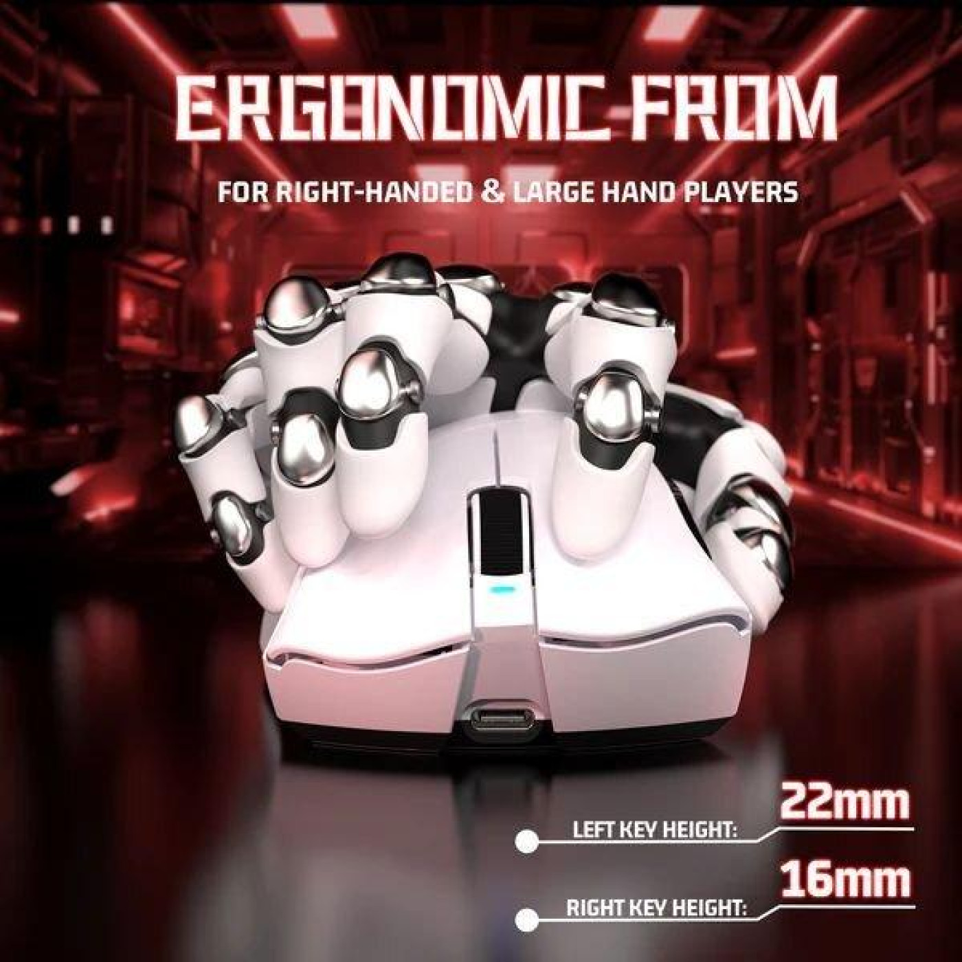 Миша Attack Shark V3 Wireless (AS-6972792472607-W) White (G-000004412)