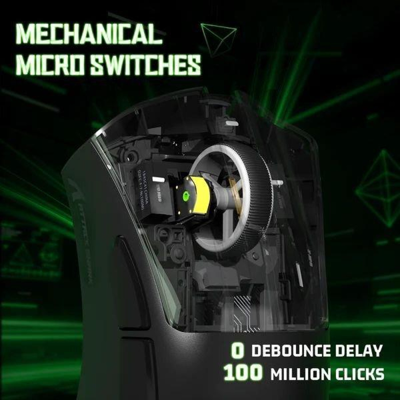 Миша Attack Shark V3 Wireless (AS-6972792472614-B) Black (G-000004413)