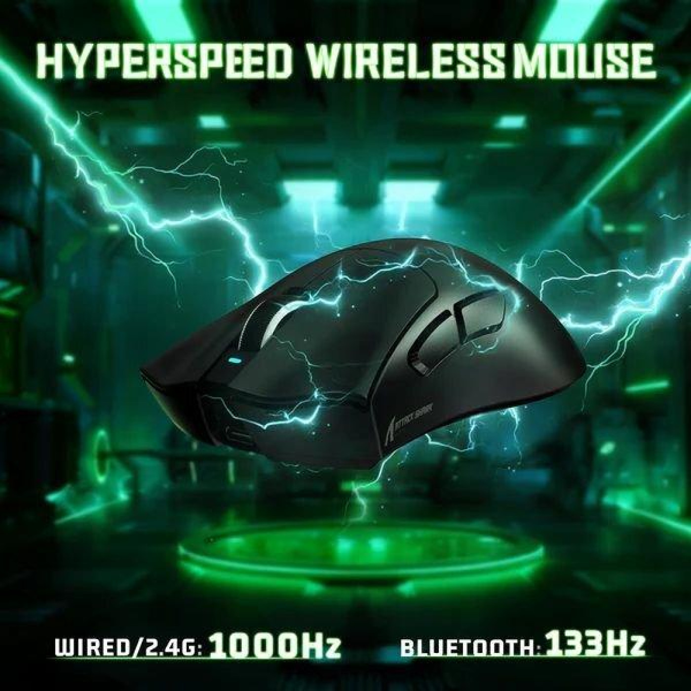 Миша Attack Shark V3 Wireless (AS-6972792472614-B) Black (G-000004413)