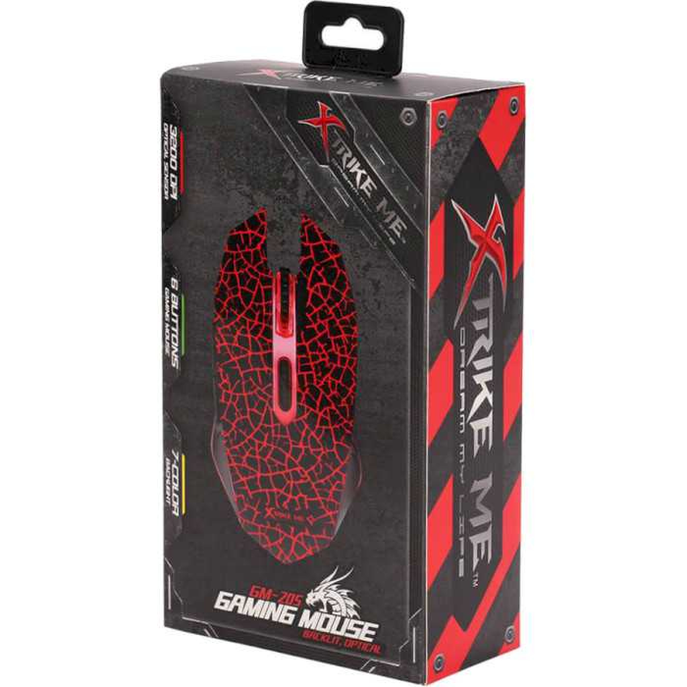 Мышь Xtrike Me Xtrike GM-205 7colors-LED USB Black (GM-205)