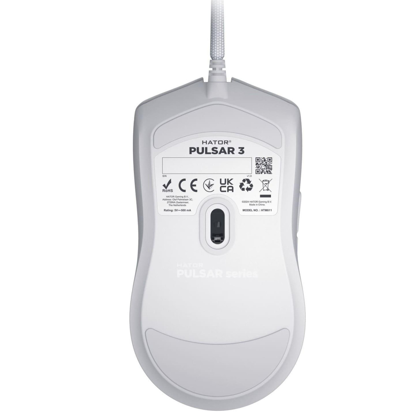 Мышь HATOR Pulsar 3 White (HTM611)
