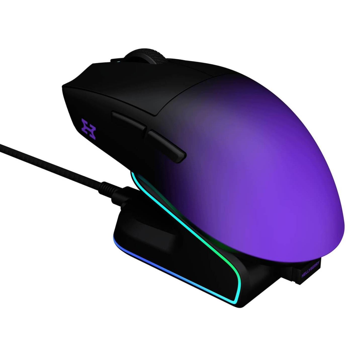 Мышь HATOR Hellyberry HM47 PRO wireless Black Violet Gradient (HM47PRO_black_violet)