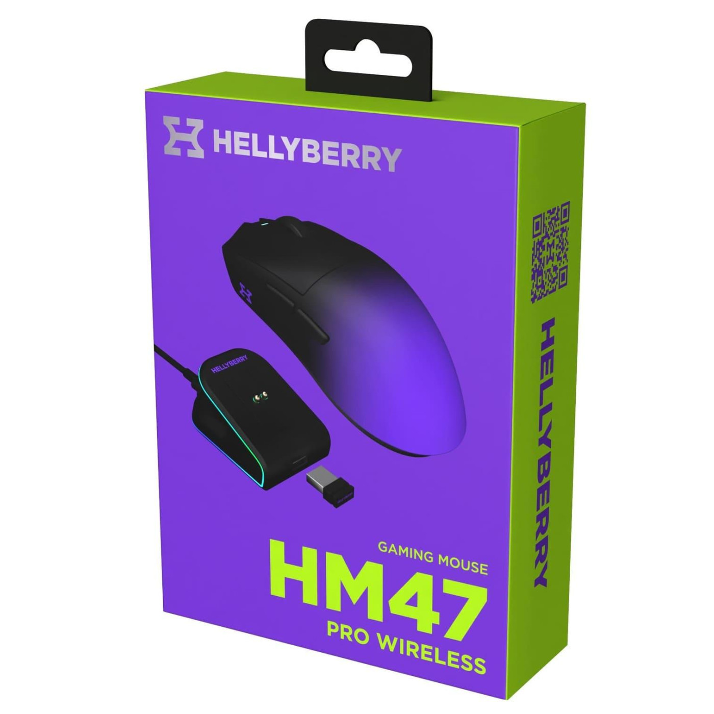 Мышь HATOR Hellyberry HM47 PRO wireless Black Violet Gradient (HM47PRO_black_violet)