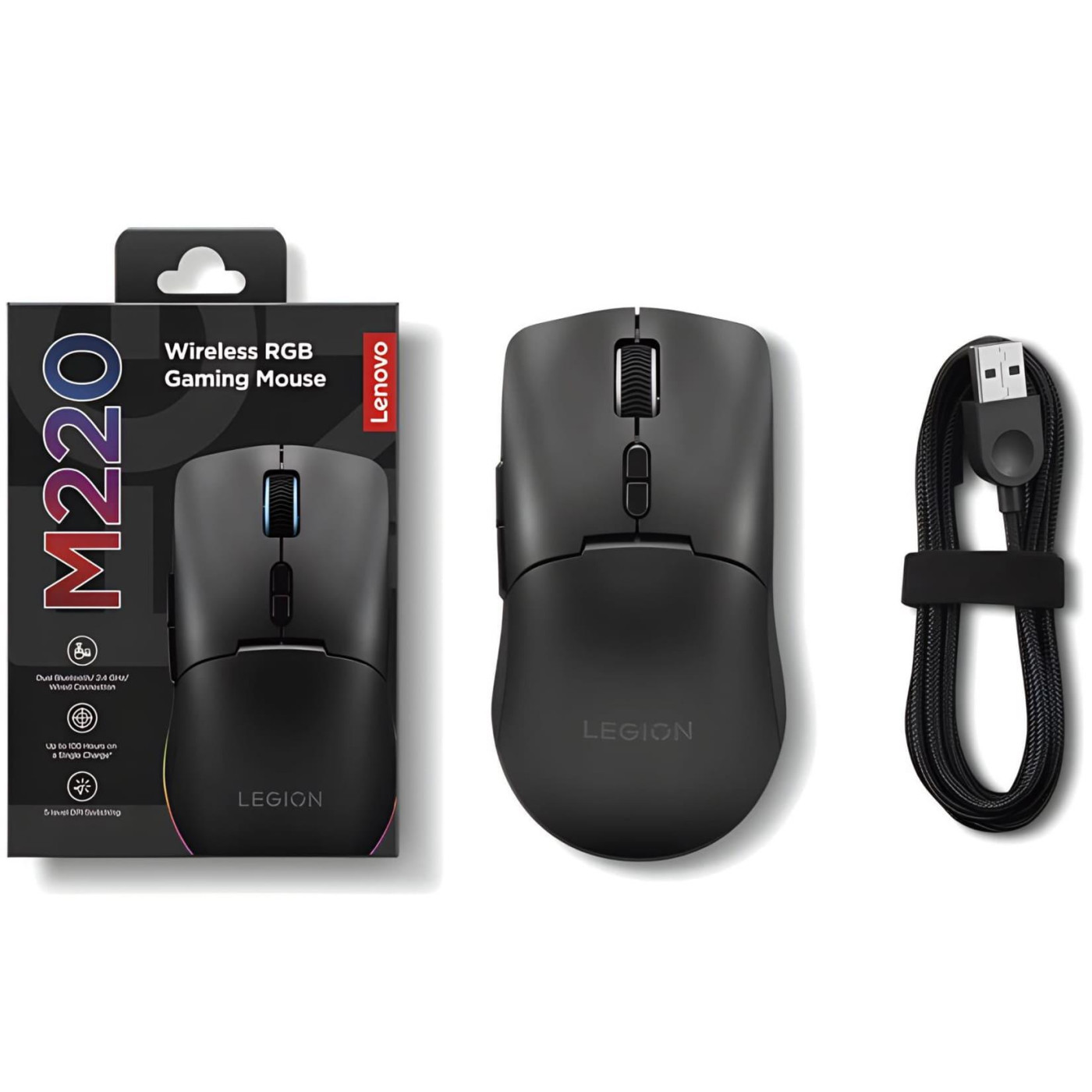 Миша Lenovo Legion M220 Wireless RGB Gaming Mouse (GY51U28359)