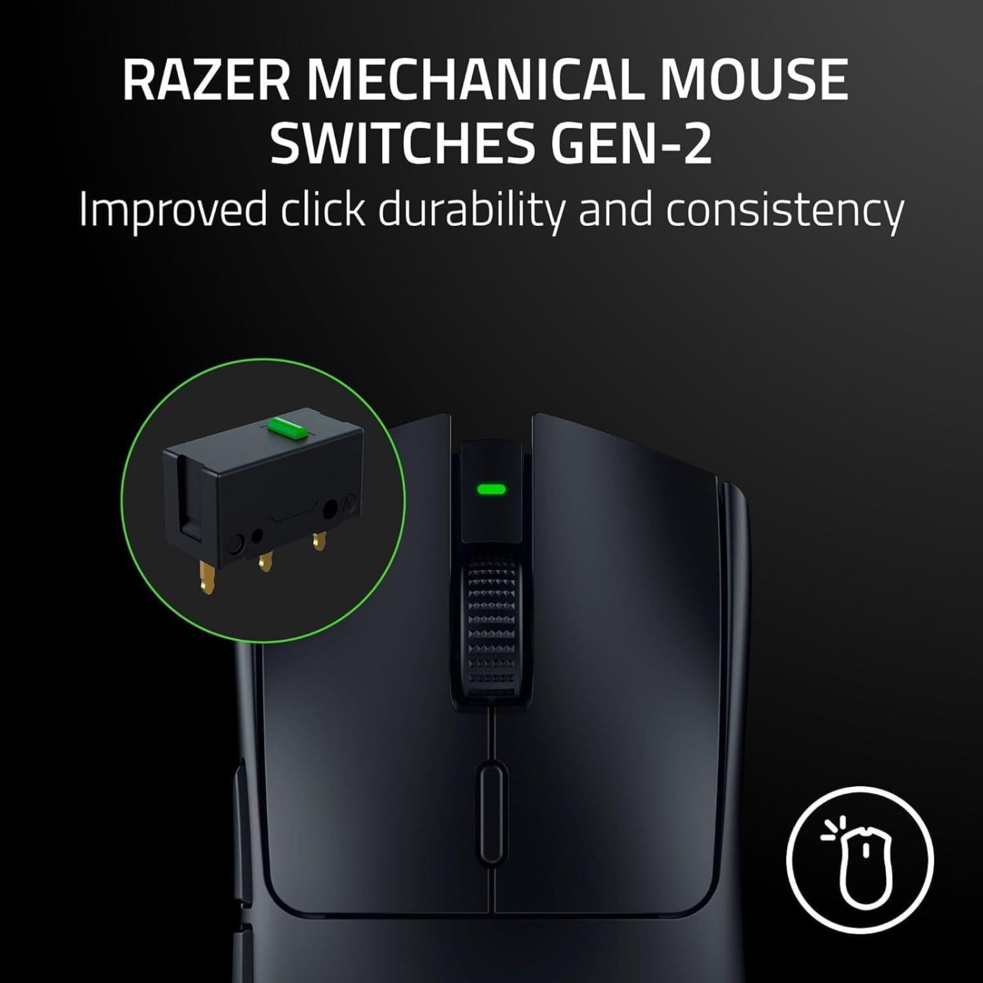 Бездротова миша Razer Viper V3 HyperSpeed Wireless Black (RZ01-04910100-R3M1)