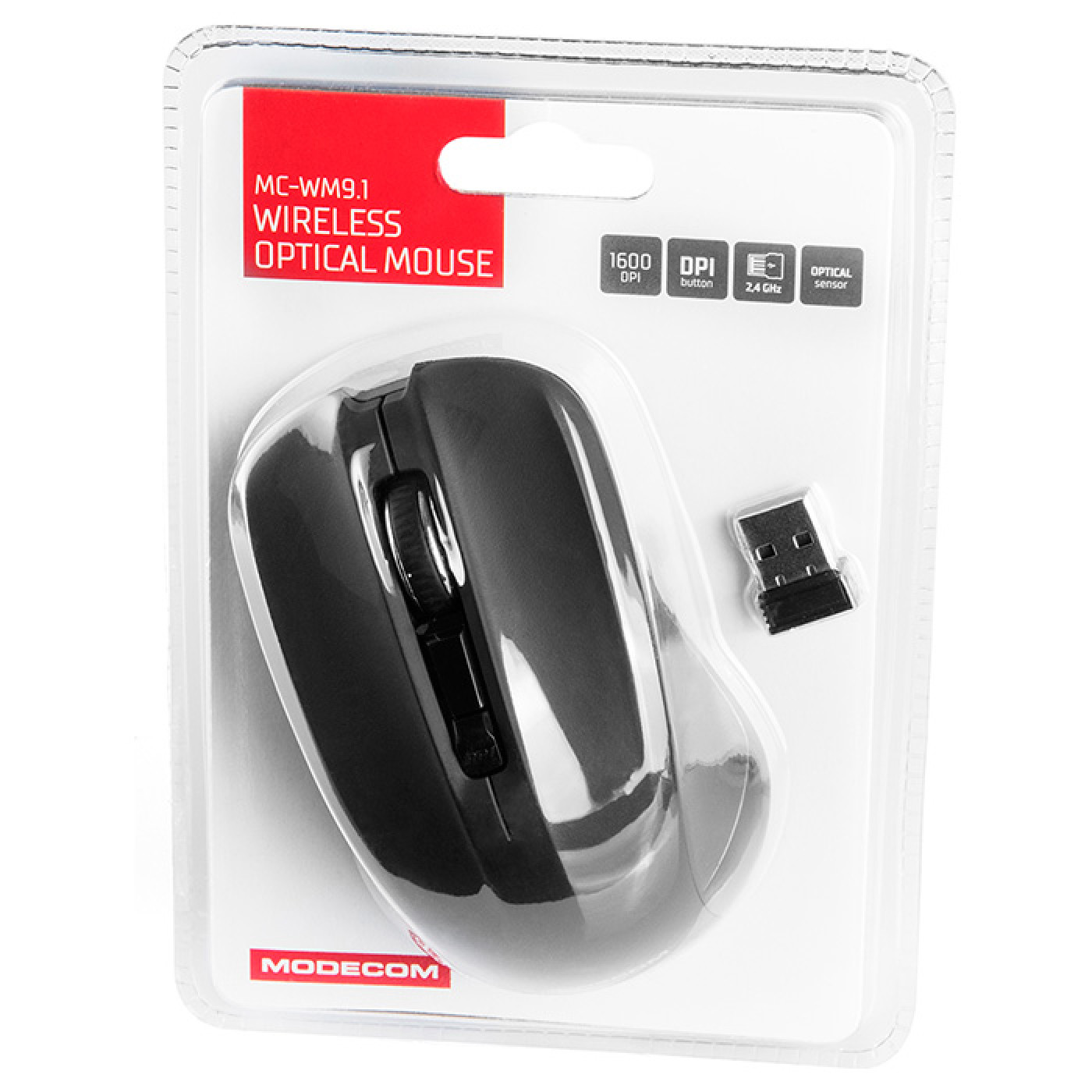Беспроводная мышь Modecom MC-WM9.1 Black (M-MC-0WM9.1-100)