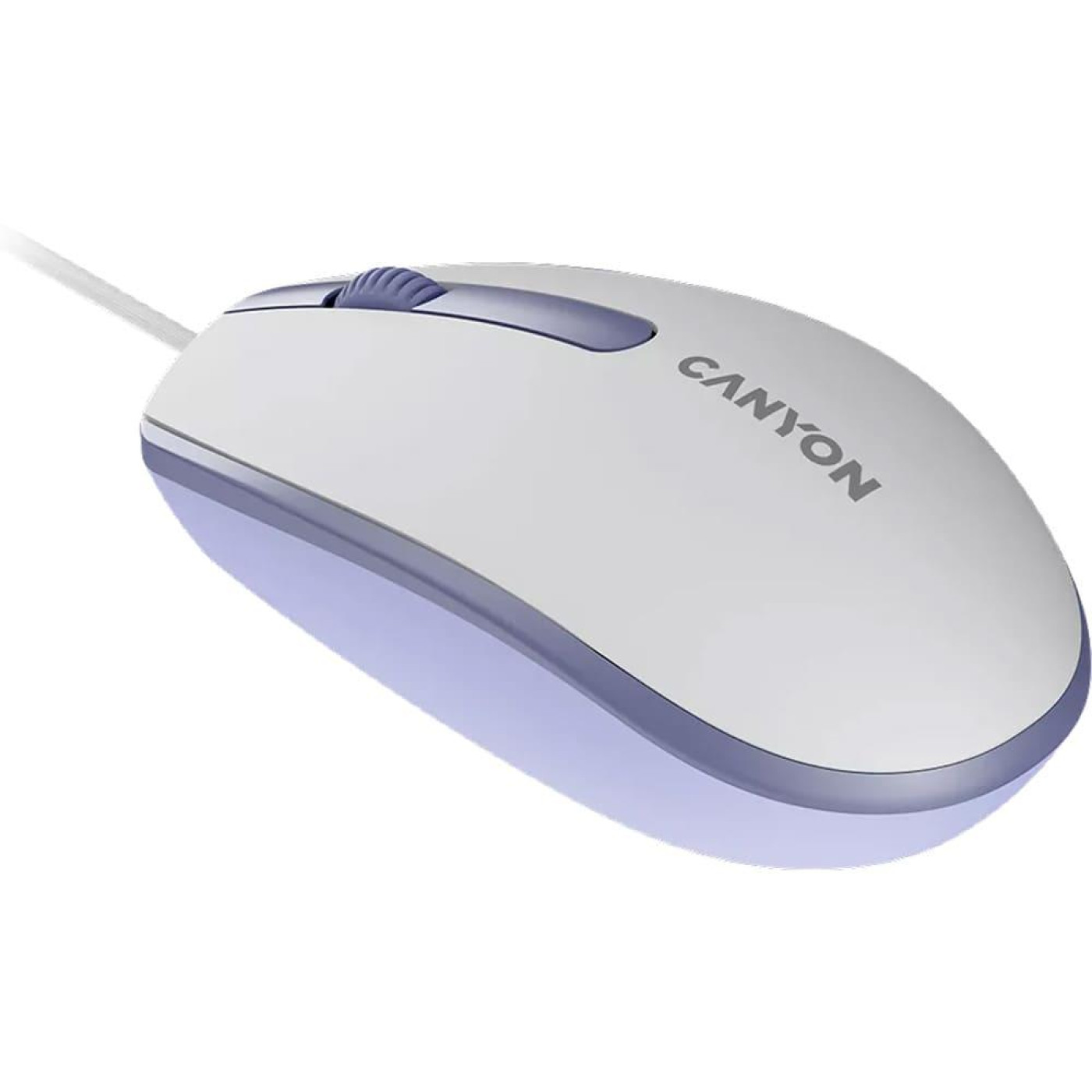 Мышь Canyon M-10 Wired White Lavender (CNE-CMS10WL)