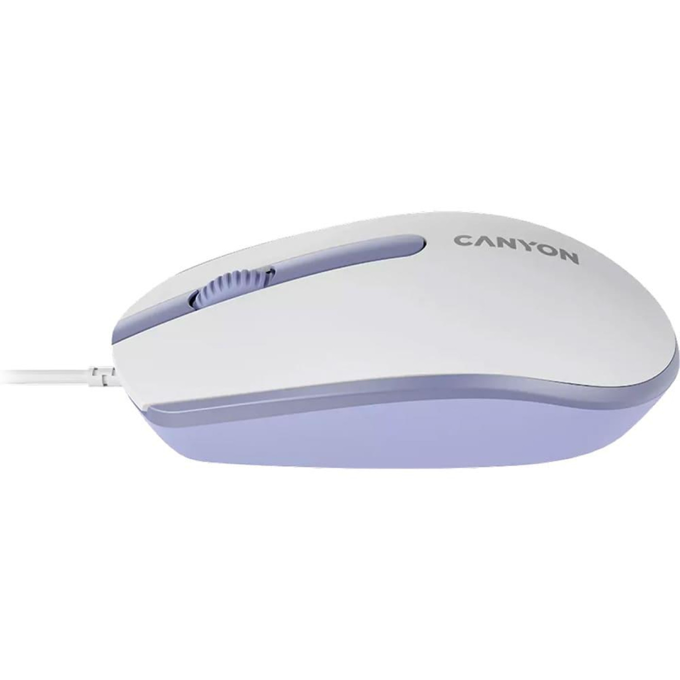 Мышь Canyon M-10 Wired White Lavender (CNE-CMS10WL)
