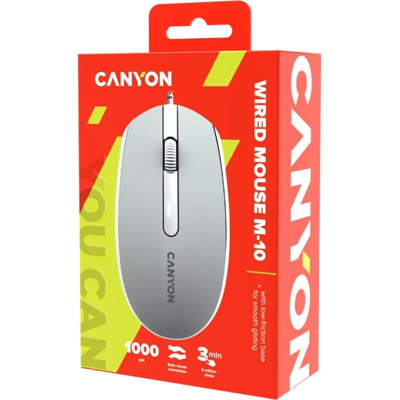 Мышь Canyon M-10 Wired Dark grey (CNE-CMS10DG)
