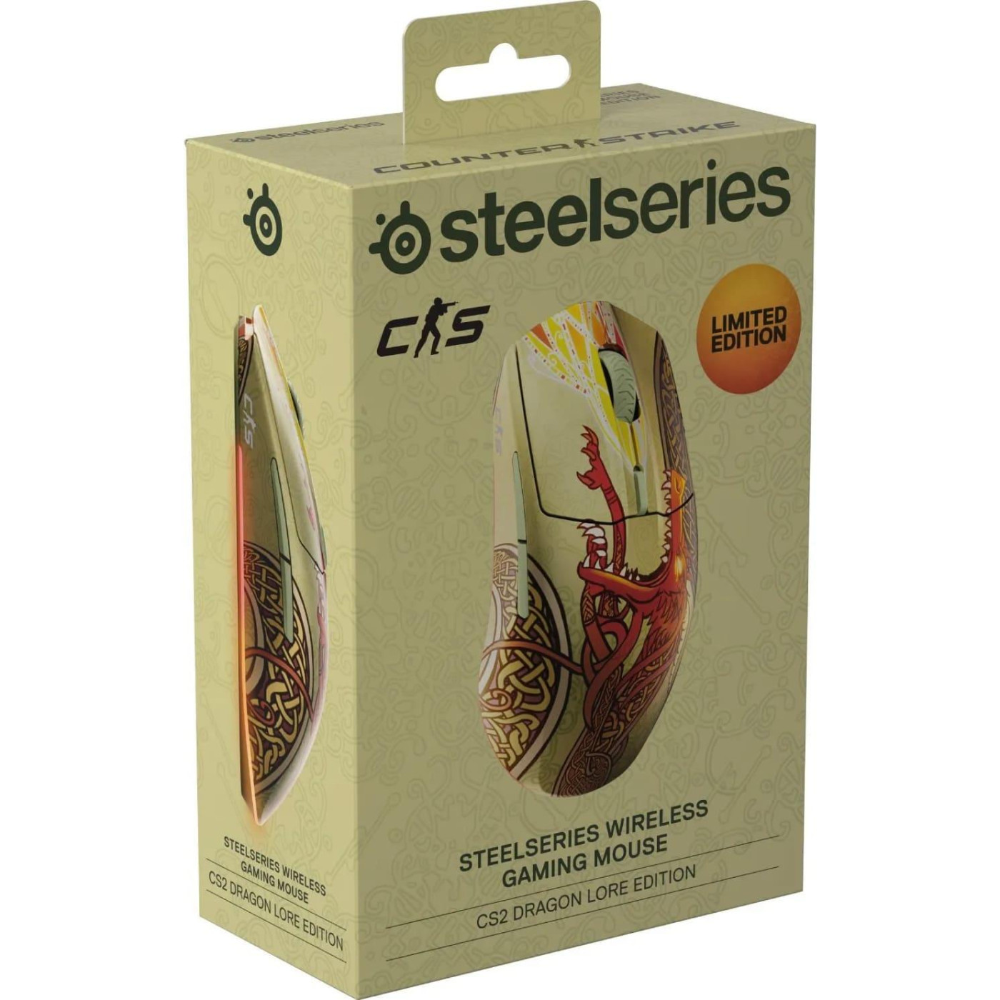 Мышь SteelSeries CS2 Dragon Lore Edition Wireless RGB (62614)