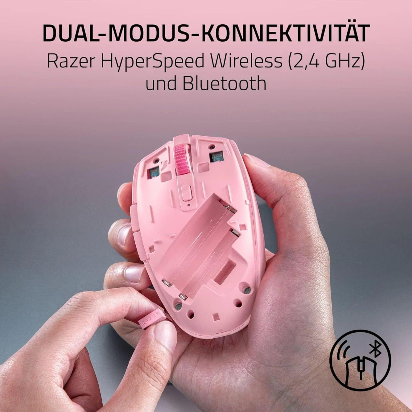 Мышь Razer Orochi V2 (2026) Wireless Quartz (RZ01-05690300-R3M1)