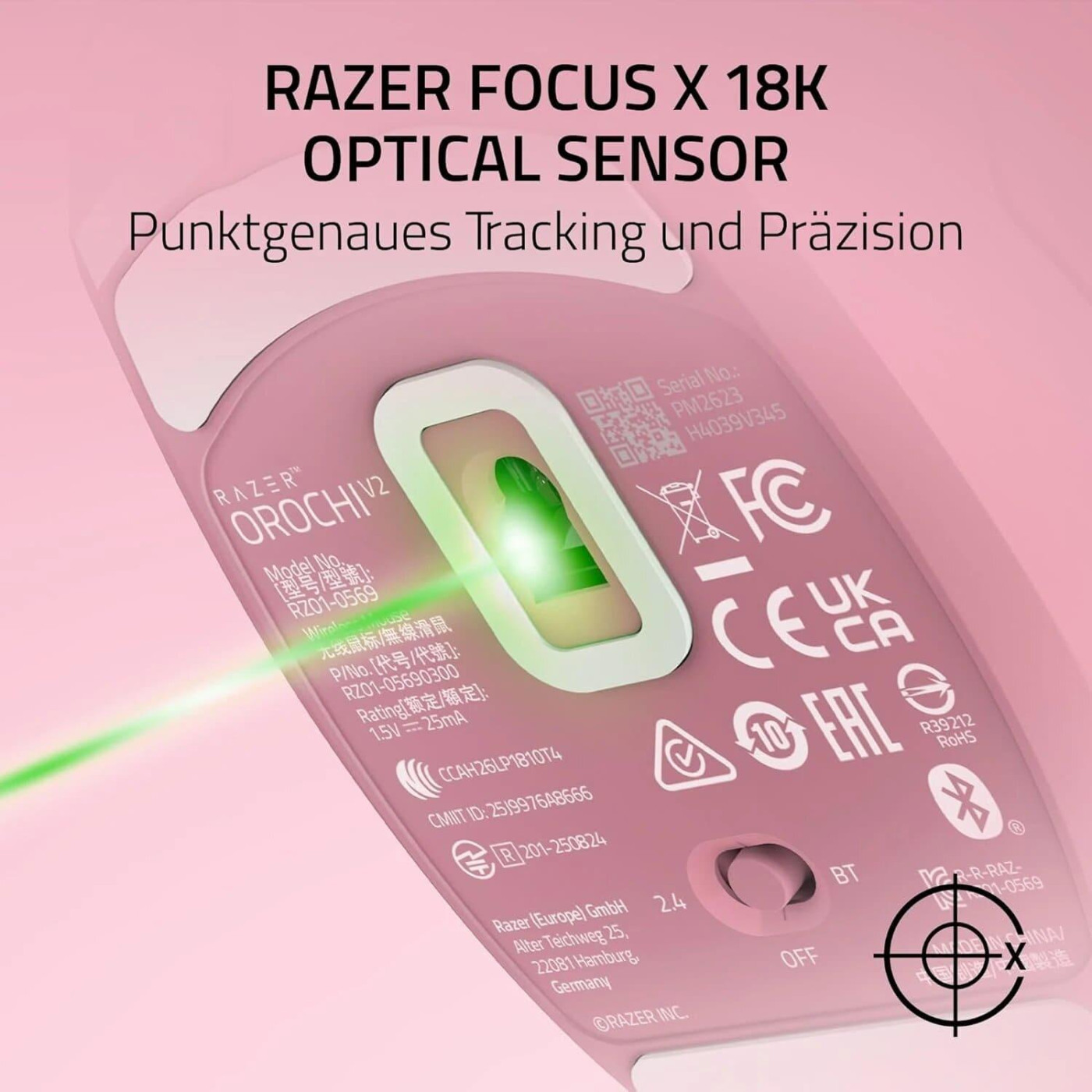 Мышь Razer Orochi V2 (2026) Wireless Quartz (RZ01-05690300-R3M1)