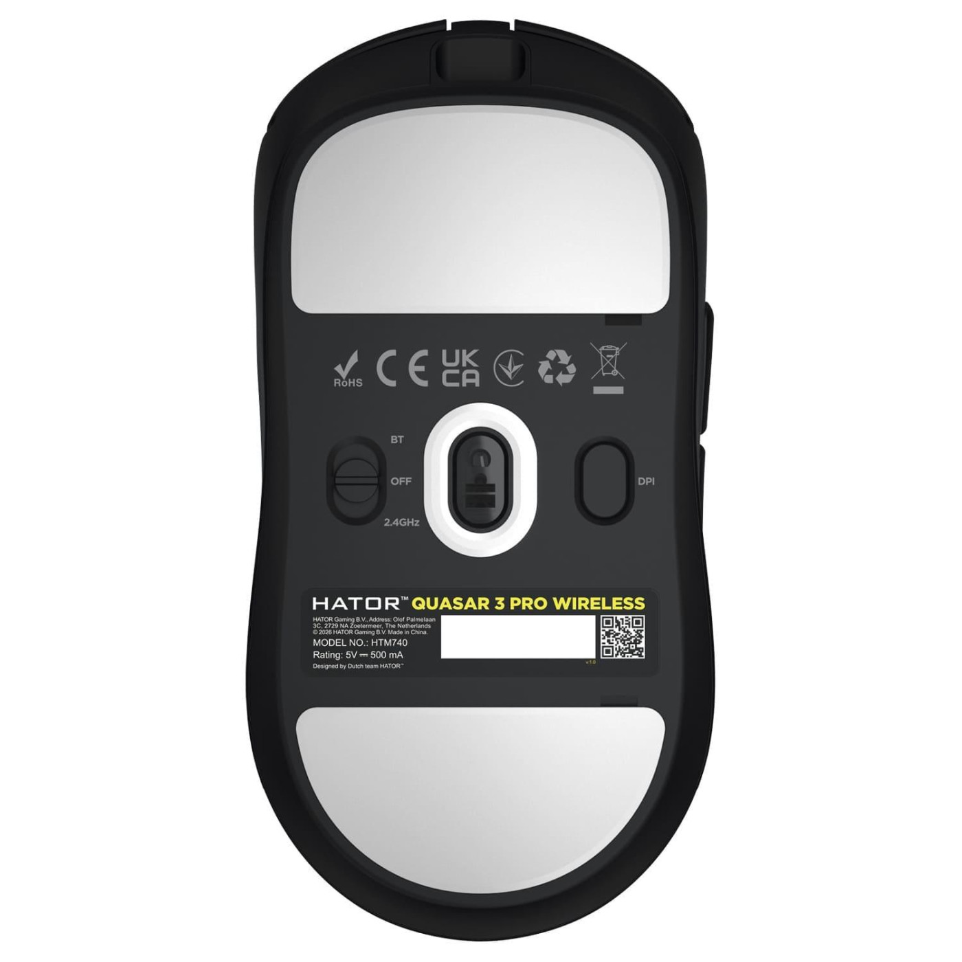 Миша HATOR Quasar 3 PRO Wireless Black (HTM740)
