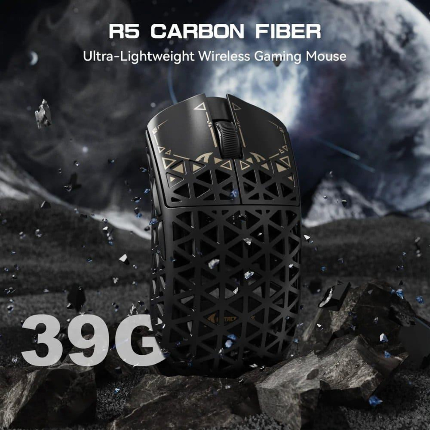 Мышь Attack Shark R5 Ultra Wireless (AS-6972792470573-B) Black (G-000003633)