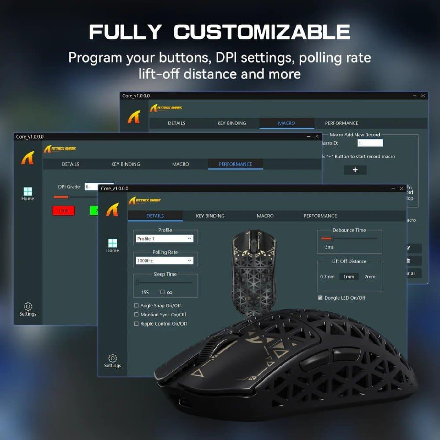 Мышь Attack Shark R5 Ultra Wireless (AS-6972792470573-B) Black (G-000003633)