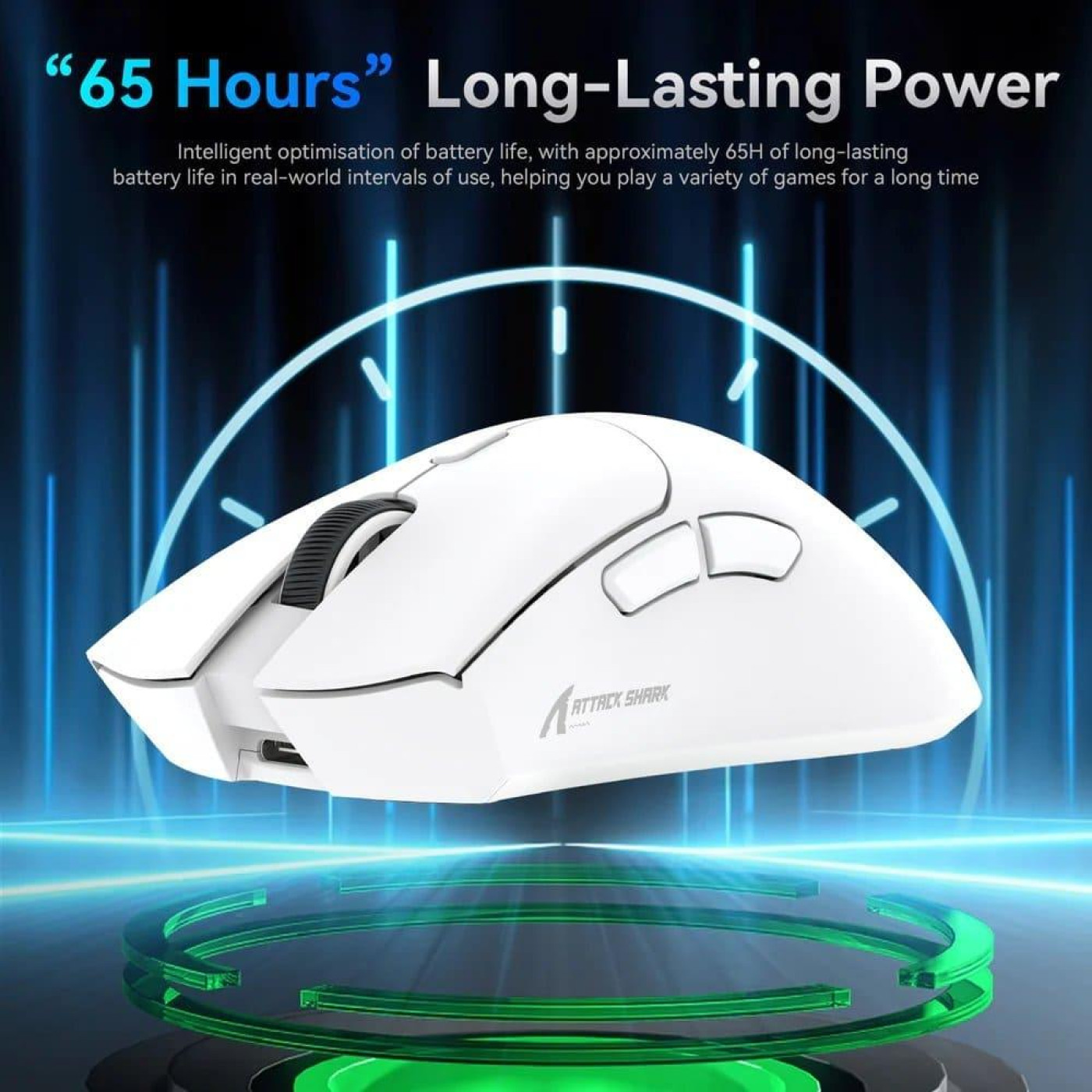 Мышь Attack Shark R1 Wireless (AS-6972792470191-B) Black (G-000003632)