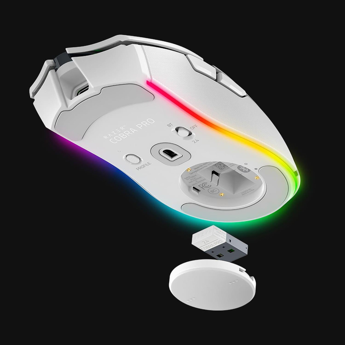 Бездротова миша Razer Cobra Pro Wireless White (RZ01-04660200-R3G1)