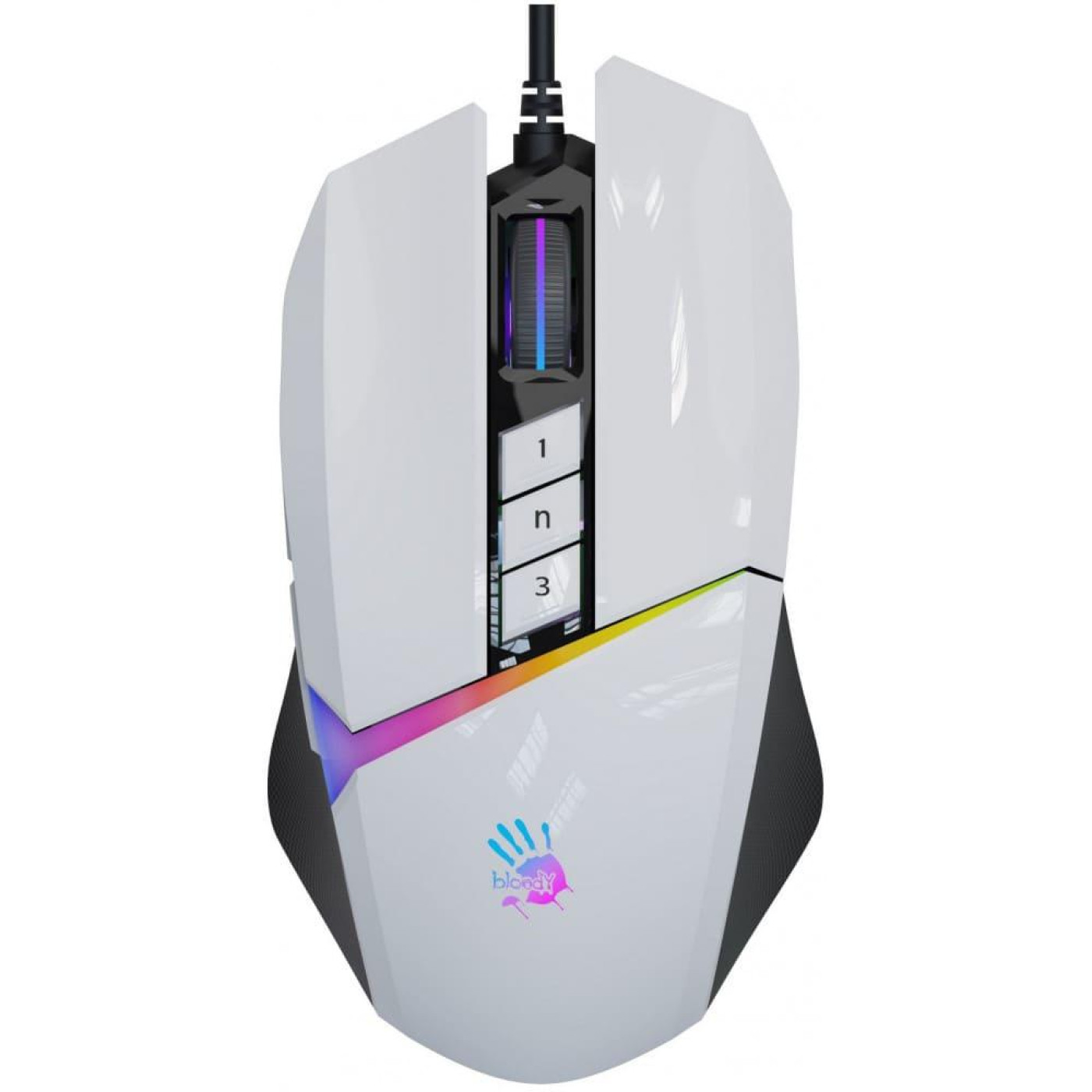 Миша Bloody A4Tech W60 Max USB Panda White (W60 Max (Panda White))