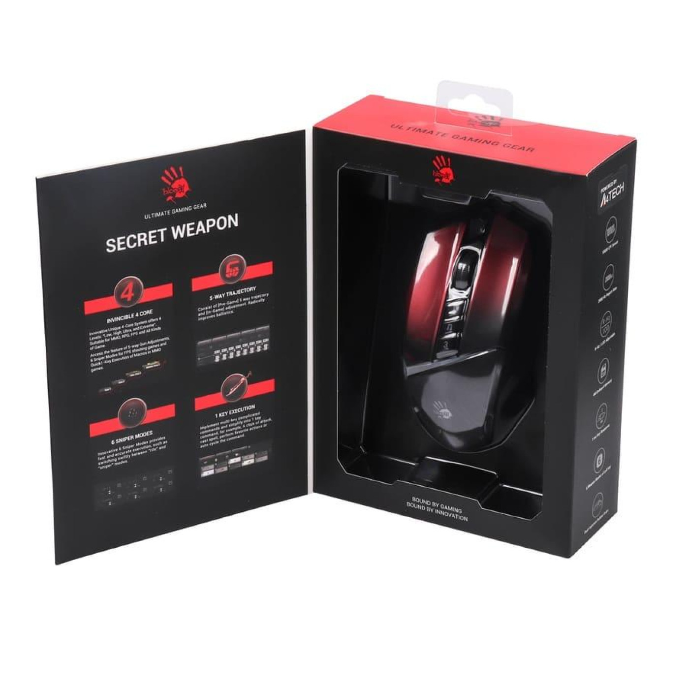 Мышь Bloody A4Tech W60 Max USB Gradient Red (W60 Max (Gradient Red))